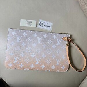 LOUIS VUITTON By The Pool Neverfull MM Pochette Brume *LIMITED EDITION*